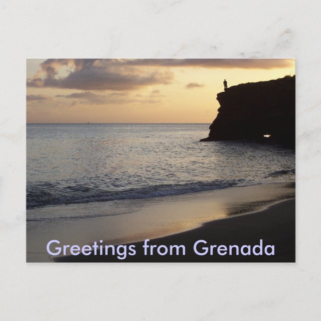Greetings from Grenada Postcard (Front)