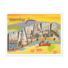 Greetings from Havana, Cuba Vintage Travel