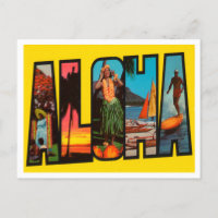 Greetings from Hawaii, Aloha Vintage Travel