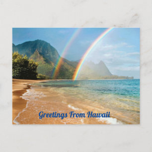 Greetings From Hawaii Postcard