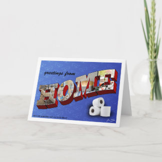 Greetings From Home Note Card
