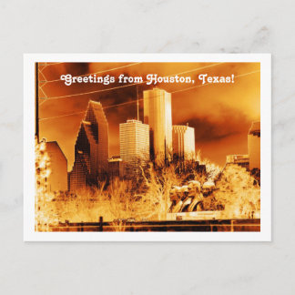 Greetings from Houston,Texas! Postcard