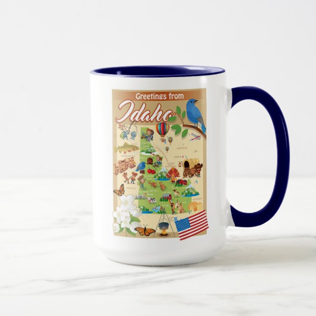 Greetings from Idaho Mug (Right)