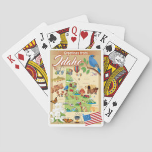 Greetings from Idaho Playing Cards