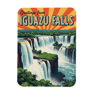 Greetings from Iguazu Falls Magnet