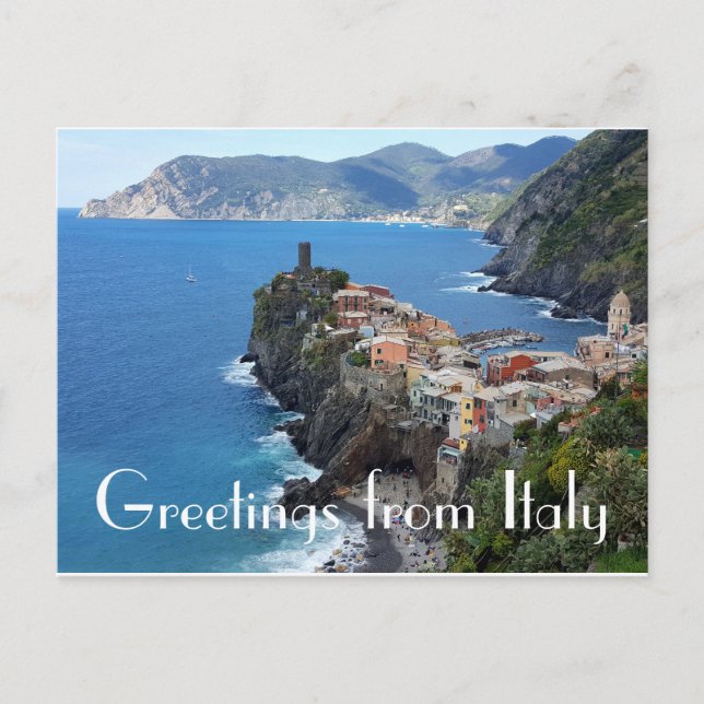 Greetings from Italy Postcard (Front)