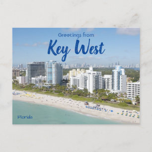 Greetings from Key West Florida Post Card