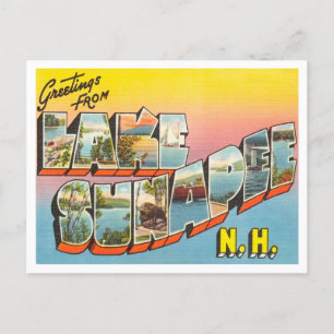 Greetings from Lake Sunapee, New Hampshire Travel Postcard