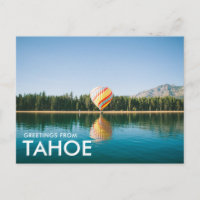 Greetings from Lake Tahoe Postcard
