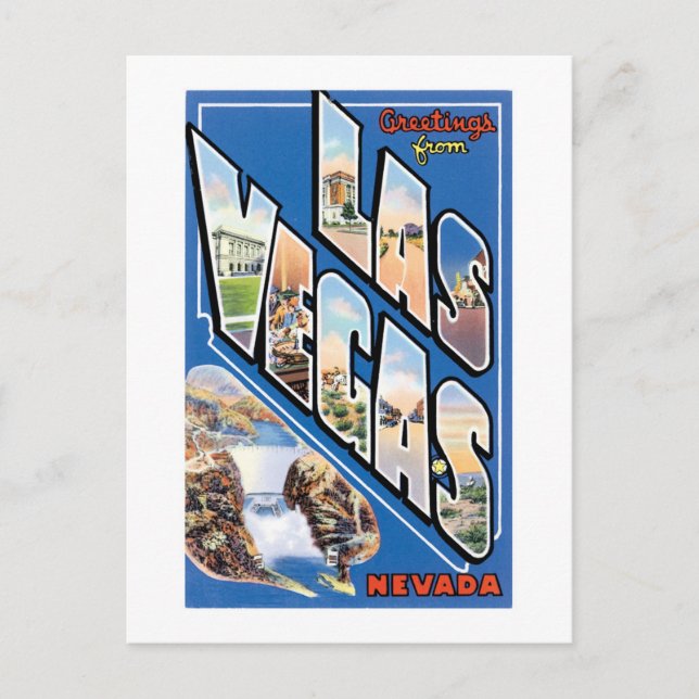 Greetings from Las Vegas! Postcard (Front)