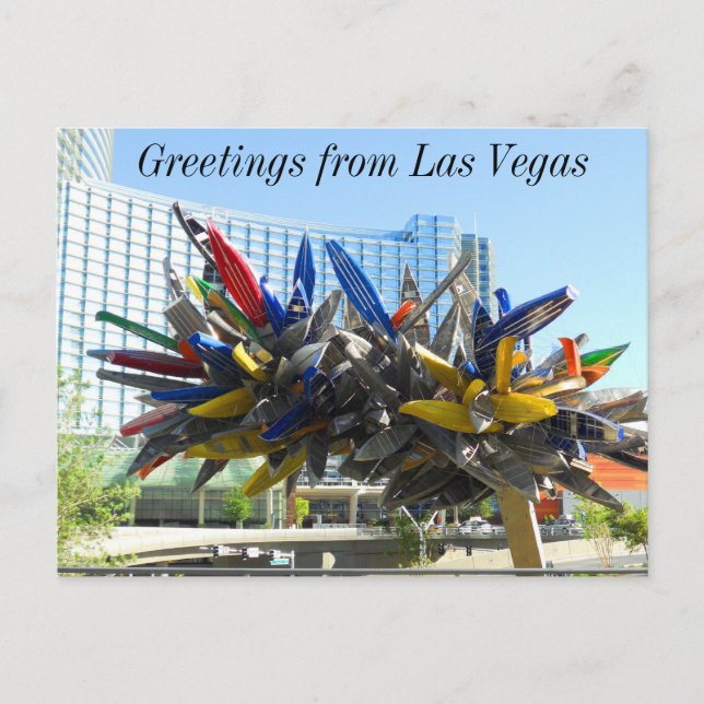 Greetings from Las Vegas Postcard (Front)
