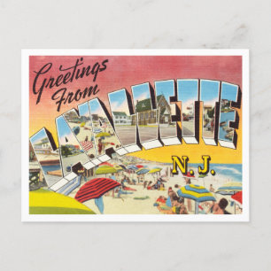Greetings from Lavallette, New Jersey Travel Postcard