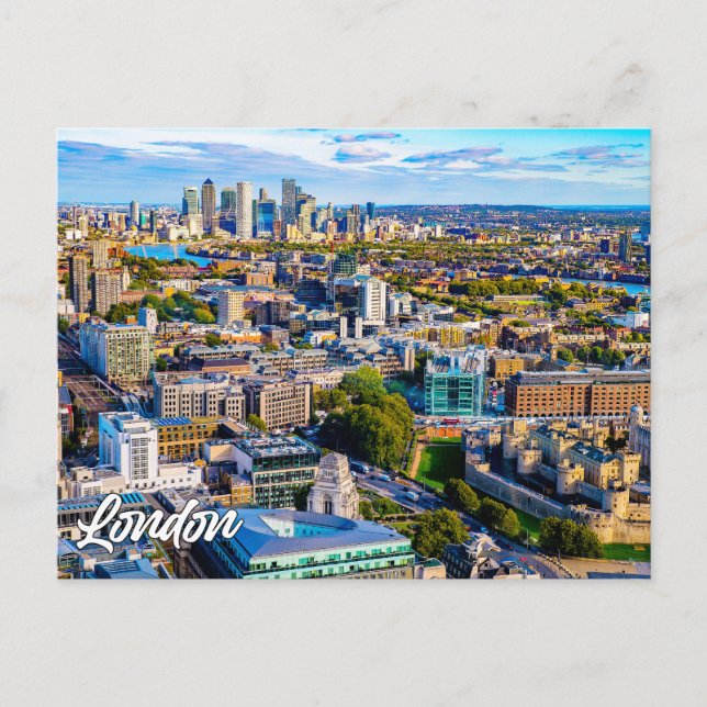 Greetings From London, England Postcard (Front)