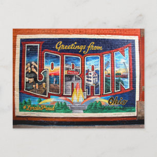 Greetings from Lorain, Ohio Postcard