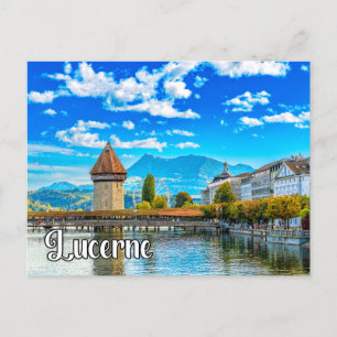 Greetings From Lucerne, Switzerland Postcard