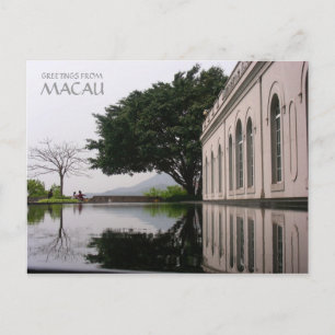 GREETINGS FROM MACAU POSTCARD