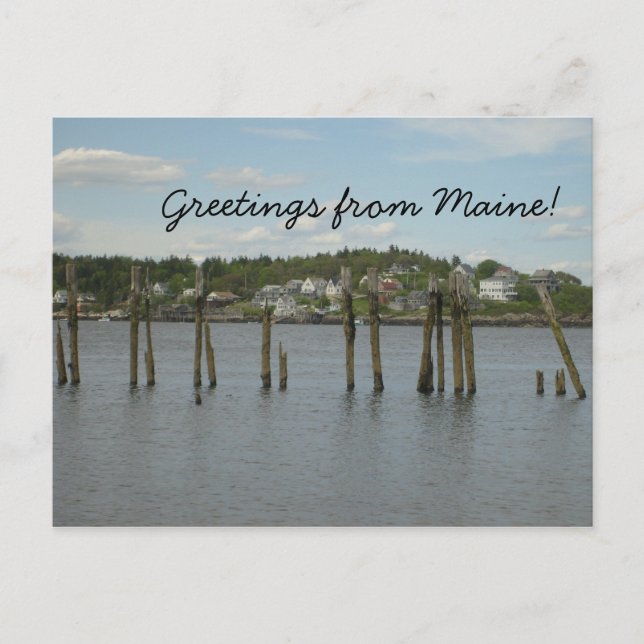 Greetings from Maine Postcard (Front)