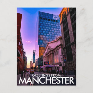 Greetings from Manchester Postcard