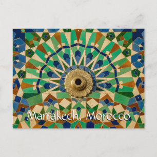 Greetings from Marrakech Morocco Postcard
