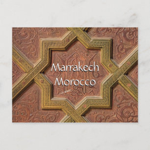 Greetings from Marrakech Morocco Postcard