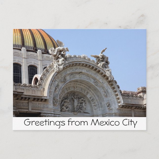 Greetings from Mexico City Postcard (Front)