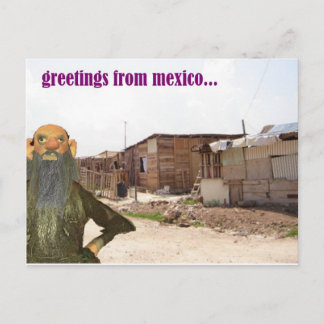 greetings from mexico postcard