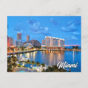 Greetings From Miami, Florida, USA Postcard