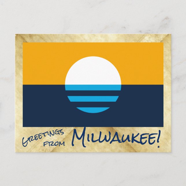 Greetings from Milwaukee Postcard (Front)