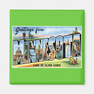 Greetings from Minnesota! Magnet