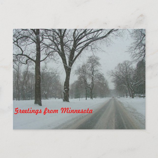 Greetings from Minnesota Postcard (Front)