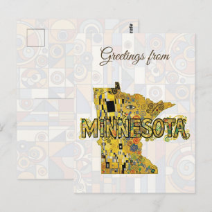 Greetings from Minnesota Postcard