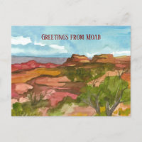 Greetings from Moab Utah Red Rock Southwest Desert