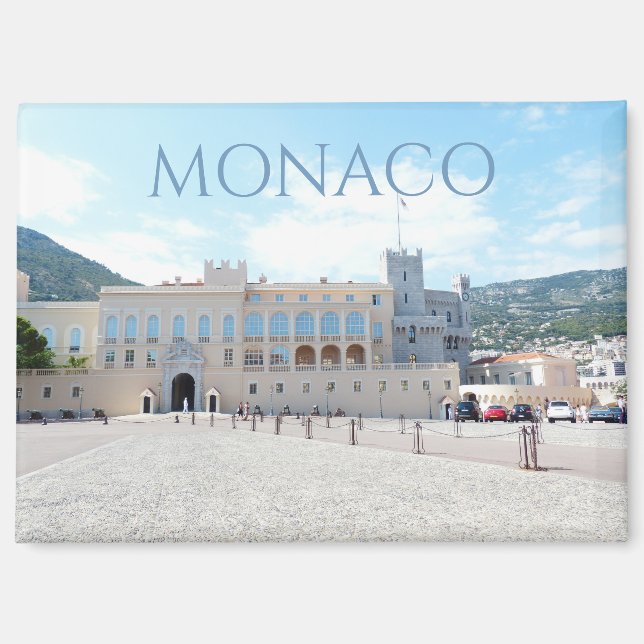 Greetings from Monaco Magnet Prince's Palace (Front)