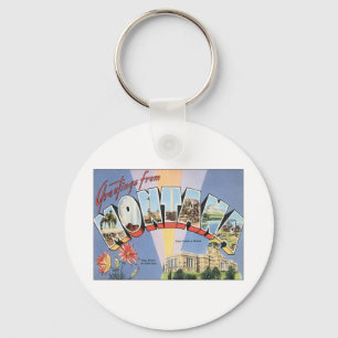Greetings From Montana Keychain