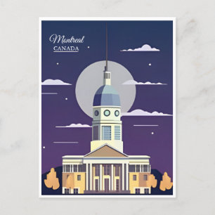 Greetings from Montreal, Canada Vintage Travel  Postcard