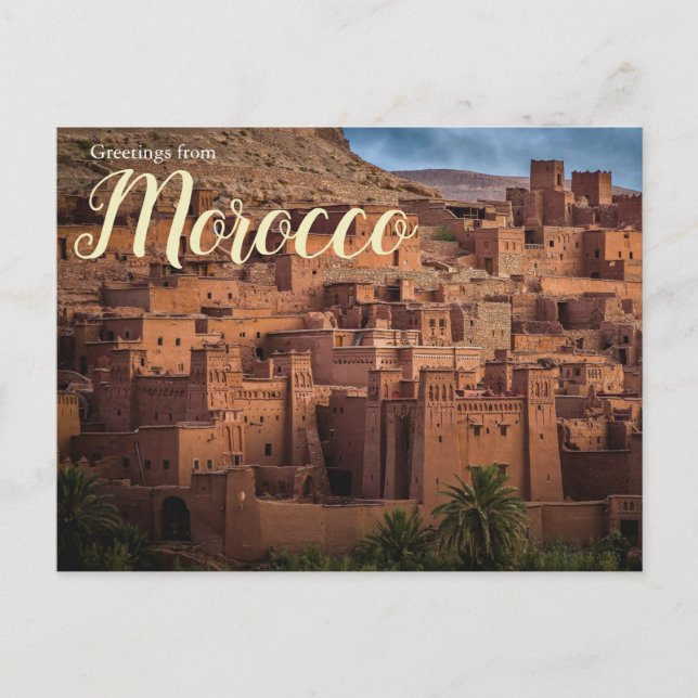 Greetings from Morocco Postcard   (Front)