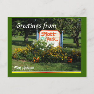 Greetings from Mott Mark Postcard