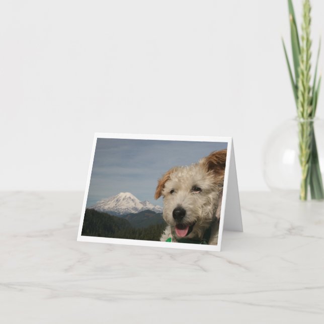 Greetings from Mt. Rainier Card (Front)
