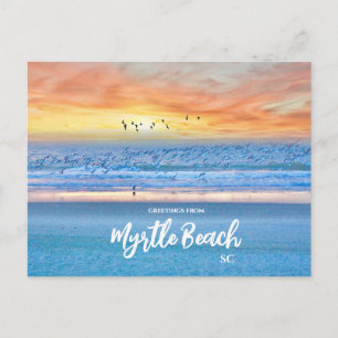 Greetings from Myrtle Beach, SC Travel Postcard