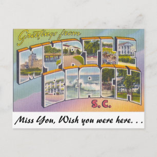 Greetings from Myrtle Beach, South Carolina Postcard