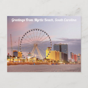 Greetings From Myrtle Beach, South Carolina Postcard