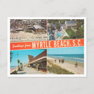 Greetings from Myrtle Beach, South Carolina Travel Postcard