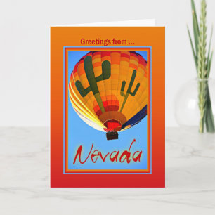 Greetings From Nevada Card