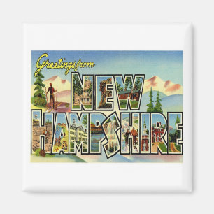 Greetings From New Hampshire Magnet