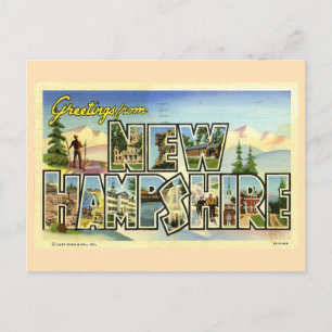 Greetings From New Hampshire Postcard