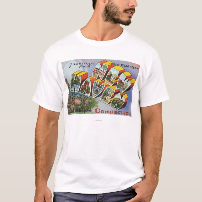 Greetings From New Haven, CT T-Shirt (Front)