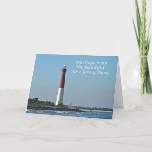 Greetings From New Jersey - Barnegat Light Card