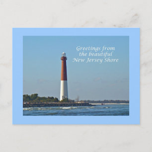 Greetings From New Jersey - Barnegat Light Postcard