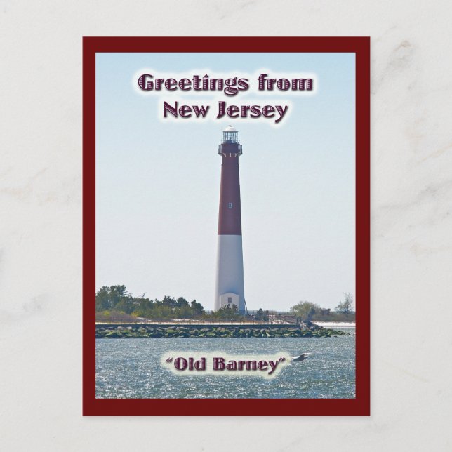 Greetings From New Jersey NJ Postcard (Front)