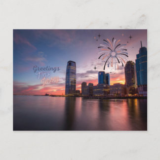 Greetings from New Jersey Postcard